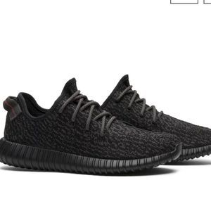 1000% Auth 2015 Yeezy Boost 350 ‘Pirate Black’ 2015 Size 8.5